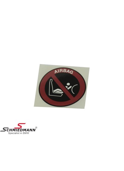 E46 M3 AİRBAG ETİKETİ - 71212122545 E46 M3 AİRBAG ETİKETİ - 71212122545