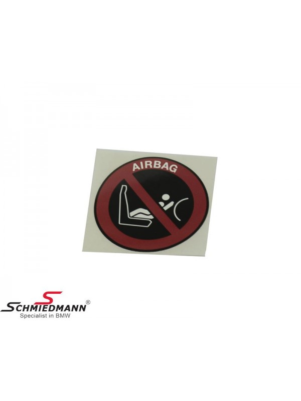 E46 M3 AİRBAG ETİKETİ