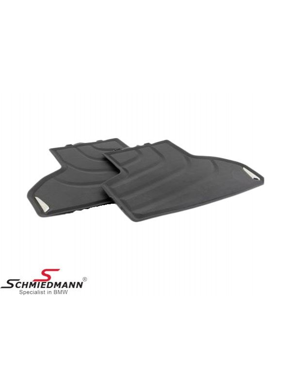 F15 ARKA LASTİK PASPAS SİYAH