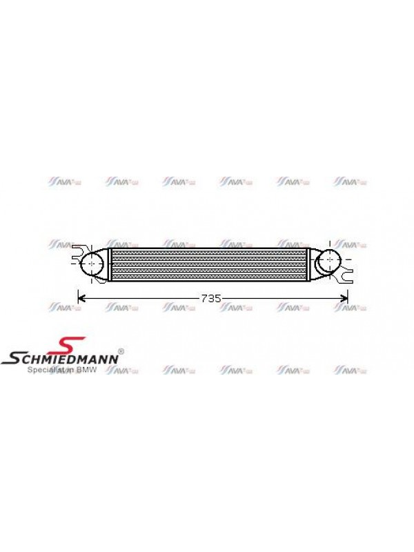 MİNİ R55/R56/R57/R58/R60 İNTERKOL (TURBO) RADYATÖRÜ -STANDART-
