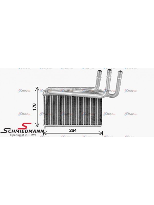 X5 E70-F15/X6 E71-F16 KALORİFER RADYATÖRÜ-OTOM. KLİMA