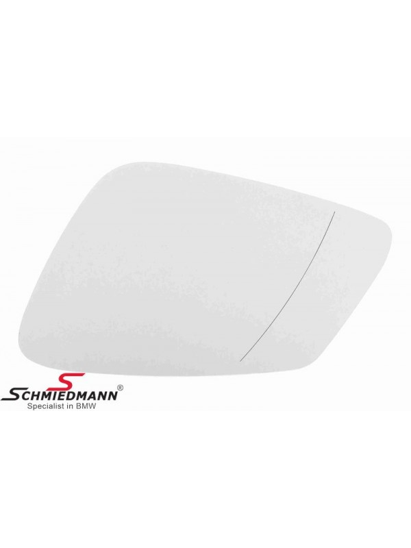 F10 F01 E60 LCİ AYNA CAMI SOL DÜZ