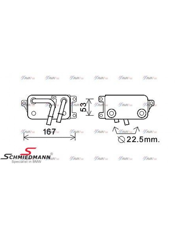 E60/E63/E65 ŞANZIMAN YAĞ RADYATÖRÜ M54/N62