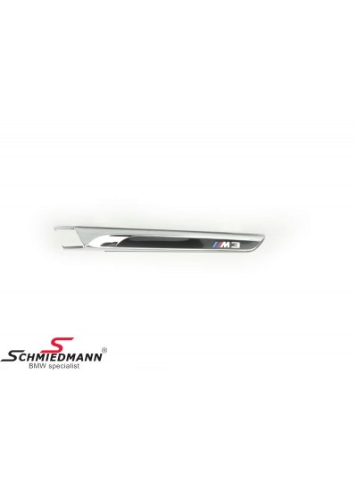 F80 M3 ÇAMURLUK YAZISI SOL - 51138056059 F80 M3 ÇAMURLUK YAZISI SOL - 51138056059