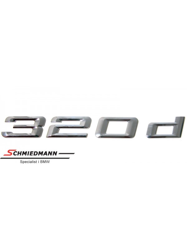 E46 E90 320D YAZI AMBLEM LOGO