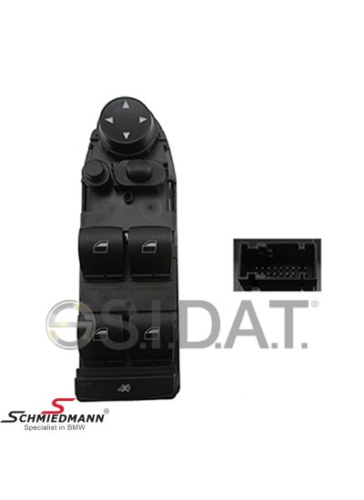 X5 E70/X6 E71 ÖN CAM DÜĞMESİ SOL - 61319218044 X5 E70/X6 E71 ÖN CAM DÜĞMESİ SOL - 61319218044